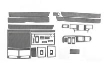 Volkswagen Touareg 2002–2010 Nakładki na Deskę Rozdzielczą Carbon zdjęcia 4