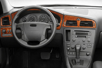 Volvo S60 2000-2009 Nakładki na deskę rozdzielczą (Główne, 2005-2009) Aluminium zdjęcia 1