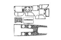 Volvo S40 2004-2012 Nakładki na Deskę Rozdzielczą Czarny zdjęcia 5