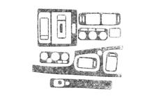 Volvo V70 1997-2000 Nakładki na Deskę Rozdzielczą Aluminium zdjęcia 2
