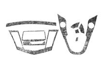 Chevrolet Cruze 2009–2015 Nakładki na deskę rozdzielczą (Manualna skrzynia) zdjęcia 2