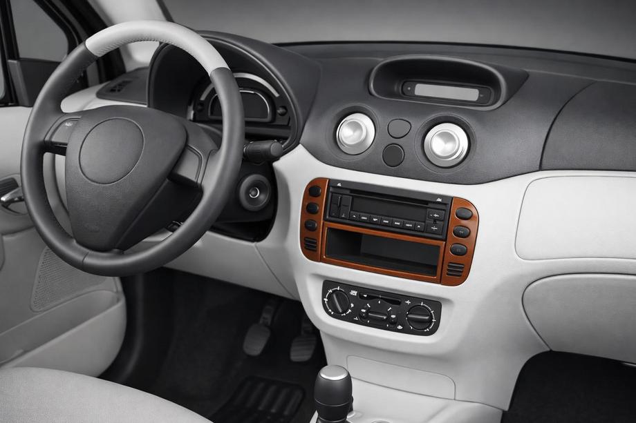 Citroen C-3 2002-2009 Nakładki na deskę rozdzielczą (2001-2004) Aluminium Image