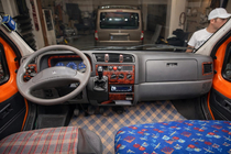 Fiat Ducato 1995-2006 Nakładki na deskę rozdzielczą (Meric, 1995-2002) Tytan zdjęcia 1