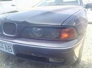 BMW 5 Series E39 1996-2003 Brewki na reflektory (2 szt., czarne) zdjęcia 3