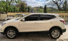Nissan Qashqai 2014-2021 Deflektory szyb z listwą chromowaną (Niken, 4 szt) zdjęcia 3