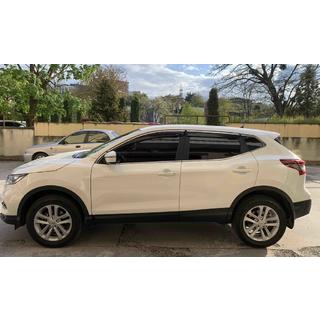 Deflektory szyb z listwą chromowaną (Niken, 4 szt) Nissan Qashqai 2014-2021 zdjęcia 3
