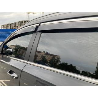 Deflektory Okien z Chromowaną Listwą (4 szt, Niken) Kia Sportage 2015-2021 zdjęcia 2