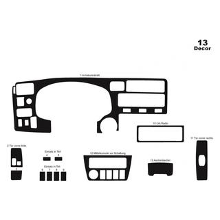Nakładki na Deskę Rozdzielczą Toyota Rav 4 1996-2001 zdjęcia 4
