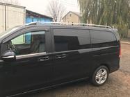 Mercedes Viano 2004-2014 Relingi dachowe szare Skyport (pełny metal) zdjęcia 3