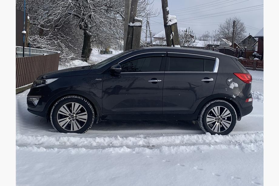Kia Sportage 2010-2015 Deflektory szyb z listwą chromowaną (4 szt, Niken) Image