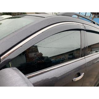 Deflektory szyb z listwą chromowaną (4 szt, Niken) Chevrolet Captiva 2006-2019 zdjęcia 2