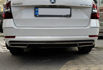 Skoda Octavia III A7 2013-2019 Obramowanie tylnego dyfuzora (2013-2017, stal nierdzewna) zdjęcia 8