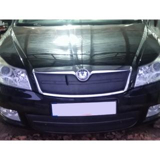 Zimowa osłona na grill (górna) Skoda Octavia II A5 2010-2013 zdjęcia 3
