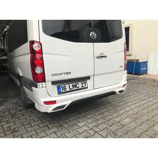 Nakładka na tylny zderzak V2 (pod lakierowanie) Mercedes Sprinter W906 2006–2018 zdjęcia 1