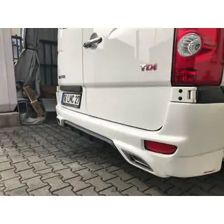 Nakładka na tylny zderzak V2 (pod lakierowanie) Mercedes Sprinter W906 2006–2018 zdjęcia 2