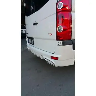 Nakładka na tylny zderzak V2 (pod lakierowanie) Mercedes Sprinter W906 2006–2018 zdjęcia 4