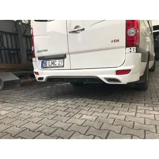 Nakładka na tylny zderzak V2 (pod lakierowanie) Volkswagen Crafter 2006-2016 zdjęcia 1