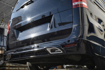 Mercedes Vito/V-class W447 2014- Nakładka na tylny zderzak V2 (pod lakierowanie) zdjęcia 3