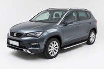 Seat Ateca 2016- Progi boczne Fullmond (2 szt., aluminium) zdjęcia 1