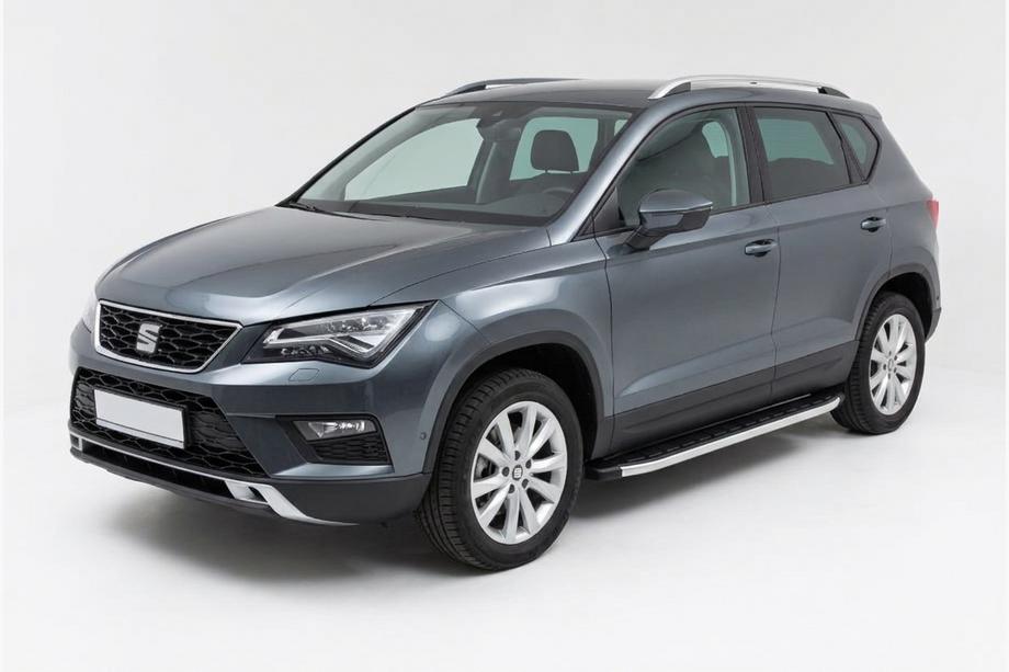 Seat Ateca 2016- Progi boczne Fullmond (2 szt., aluminium) Image