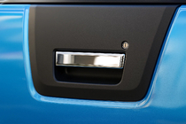 Nissan Navara 2006-2015 Nakładka na Klamekę Bagażnika Stal Nierdzewna zdjęcia 1