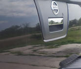 Nissan Navara 2006-2015 Nakładka na Klamekę Bagażnika Stal Nierdzewna zdjęcia 2