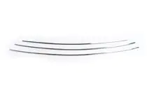 Peugeot 407 2004-2011 Nakładki na Grill Chromowane (3 szt, Stal Nierdzewna) zdjęcia 3