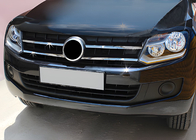 Volkswagen Amarok 2010-2022 Nakładki na grill chromowane 2010-2016 (wąskie listwy, 4 szt, stal nierdzewna) Carmos - Turecka Stal Nierdzewna zdjęcia 2