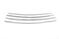 Volkswagen Amarok 2010-2022 Nakładki na grill chromowane 2010-2016 (wąskie listwy, 4 szt, stal nierdzewna) Carmos - Turecka Stal Nierdzewna zdjęcia 3