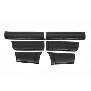 Listwy drzwiowe Meliset (6 szt, ABS) Toyota Hilux 2015- zdjęcia 1