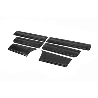 Listwy drzwiowe Meliset (6 szt, ABS) Toyota Hilux 2015- zdjęcia 2
