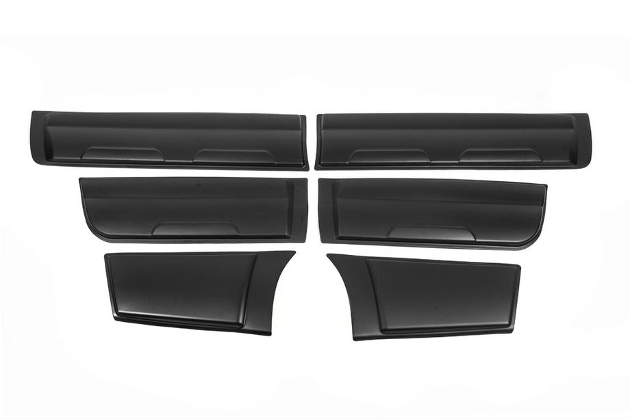 Toyota Hilux 2015- Listwy drzwiowe Meliset (6 szt, ABS) Image