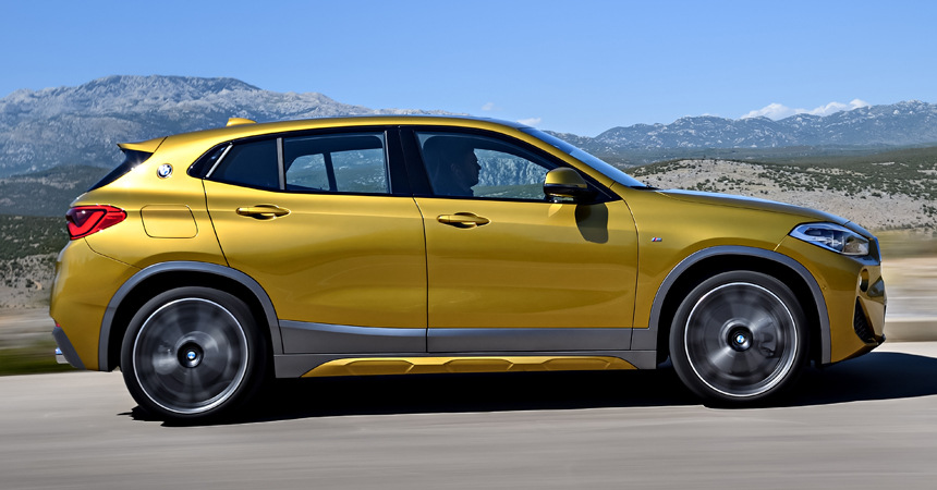 Znajomość nowy miejski crossover BMW X2