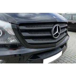 Nakładki na grill (6 szt, karbon) Mercedes Vito/V-class W447 2014- zdjęcia 1