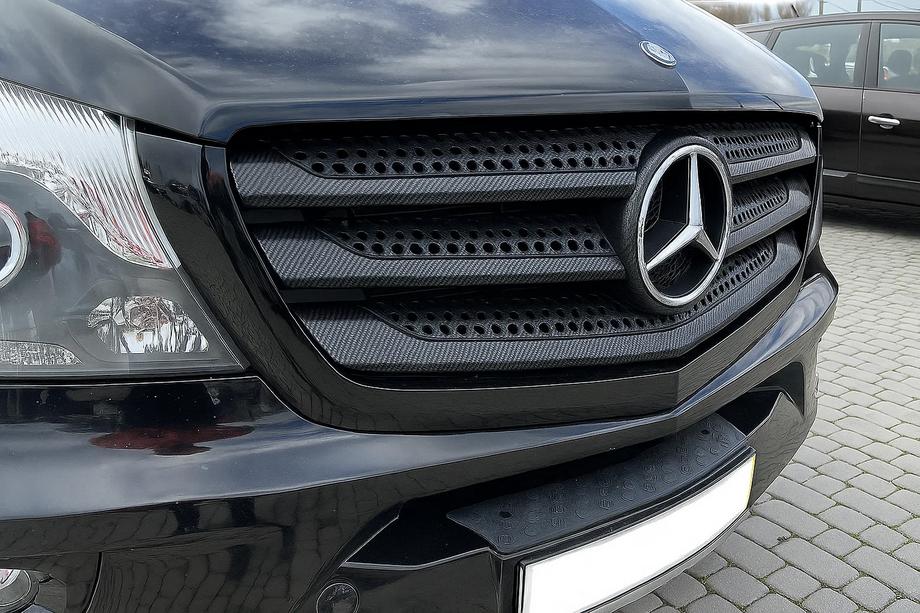 Mercedes Vito/V-class W447 2014- Nakładki na grill (6 szt, karbon) Image