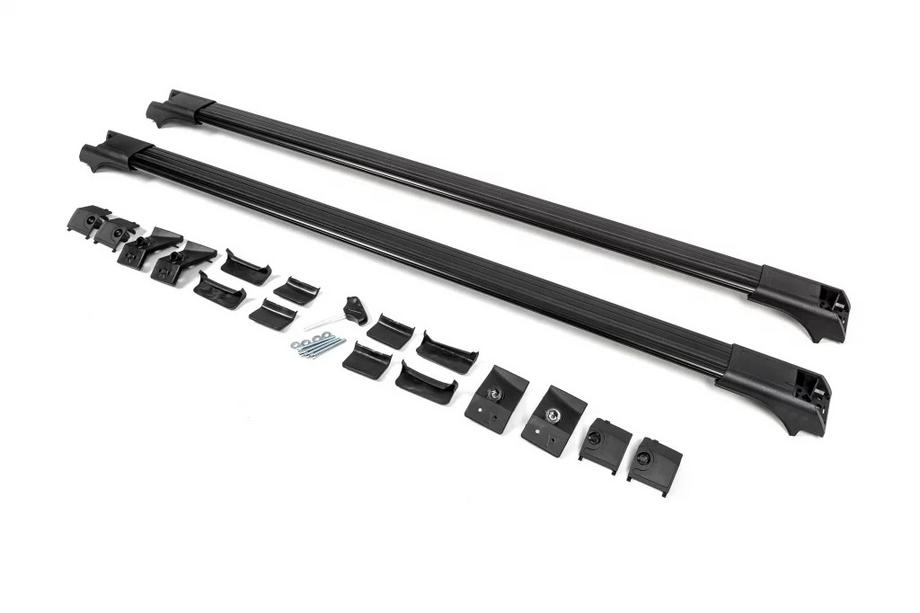 Range Rover Sport 2014-2022 Bagażnik dachowy na standardowe relingi bez zamka Flybar V1 (2 szt) do 140 cm, Szary Zdjęcia 8