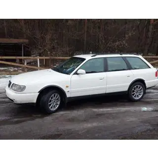 Nakładki na nadkola (4 szt, czarne) Audi A6 C4 1994–1997 zdjęcia 1