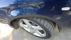 Audi A6 C5 1997-2001 Nakładki na nadkola (4 szt, czarne) zdjęcia 3