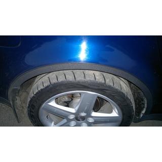 Nakładki na nadkola (4 szt, czarne) Audi A6 C5 2001-2004 zdjęcia 3
