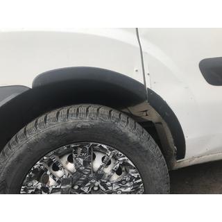 Nakładki na nadkola (4 szt, czarne) Fiat Doblo I 2001-2005 zdjęcia 2