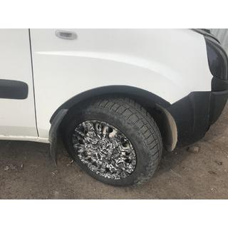 Nakładki na nadkola (4 szt, czarne) Fiat Doblo I 2005-2010 zdjęcia 2