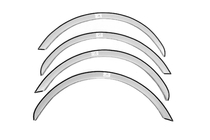 Ford Mondeo 2000-2007 Nakładki na nadkola (4 szt, czarne) zdjęcia 6