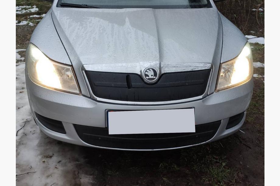 Skoda Octavia II A5 2010-2013 Zimowa osłona na kratkę (dolna) Zdjęcia 2