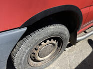Mercedes Vito W638 1996-2003 Nakładki na nadkola (4 szt, czarne) Czarna Stal Nierdzewna zdjęcia 3