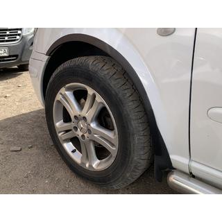 Nakładki na nadkola (4 szt, czarne) Mercedes Vito W639 2004-2014 zdjęcia 2