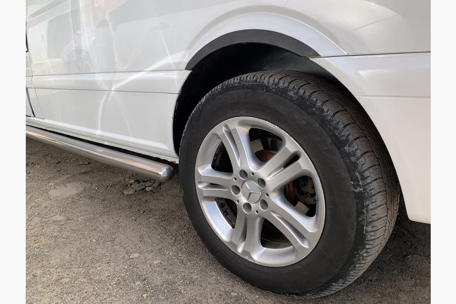 Mercedes Vito W639 2004-2014 Nakładki na nadkola (4 szt, czarne) Zdjęcia 6