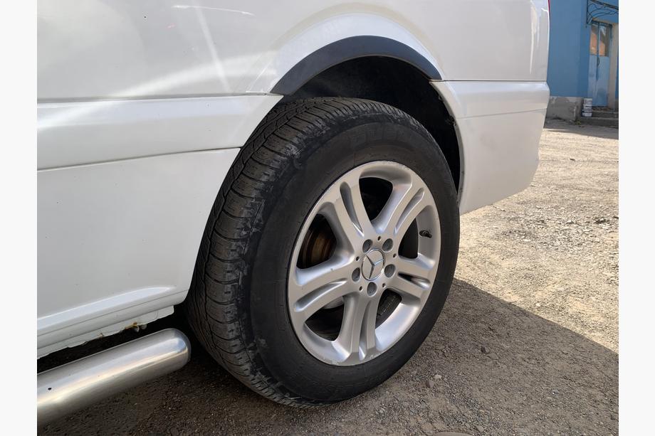 Mercedes Vito W639 2004-2014 Nakładki na nadkola (4 szt, czarne) Zdjęcia 7