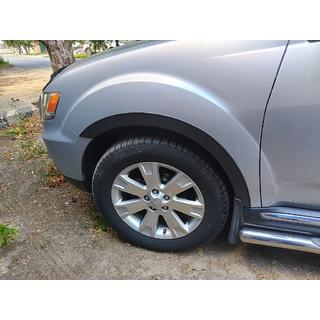 Nakładki na nadkola (4 szt, czarne) Mitsubishi Outlander 2006-2012 zdjęcia 2