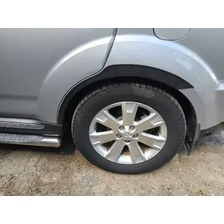 Nakładki na nadkola (4 szt, czarne) Mitsubishi Outlander 2006-2012 zdjęcia 4