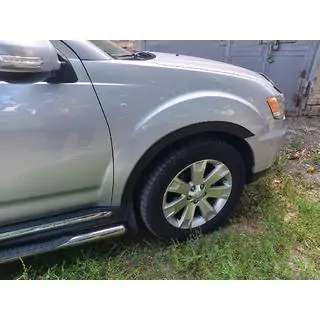 Nakładki na nadkola (4 szt, czarne) Mitsubishi Outlander 2006-2012 zdjęcia 1